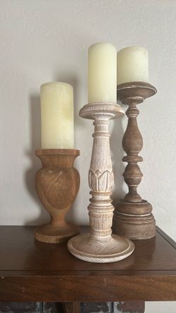 Pottery Barn Candles and Holders