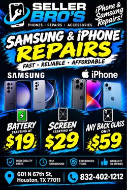 HDMI, Screen and back glass
