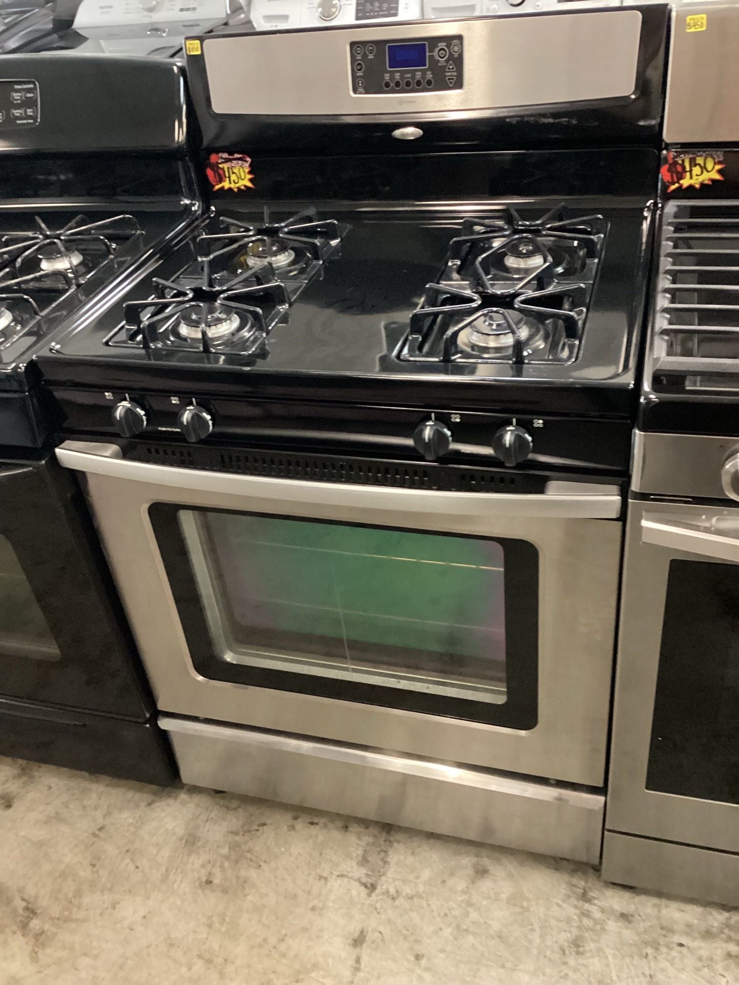 Whirlpool gas stove 30” inch wide