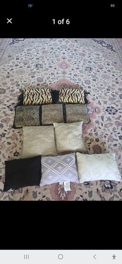 Assorted Accent Throw Pillows & Cushions - Set of 10