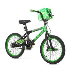 Kids Minecraft Bike, With Training Wheels 