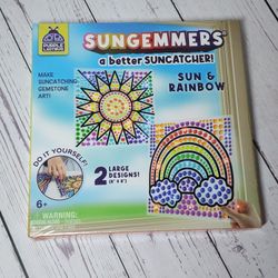 Window Gem Art Suncatcher Kits - Stocking Stuffers for Kids 8-12 6-8, Fun Christmas Gifts