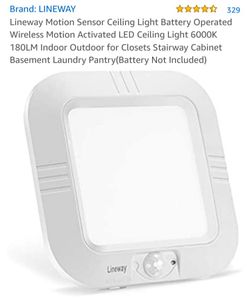 LED Motion Sensor Ceiling Light
