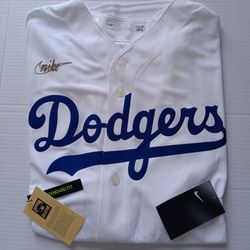 Size XXL Los Angeles Dodgers Nike Men's White Home Jersey