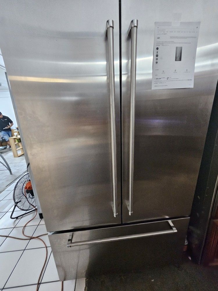 42" KITCHENAID BUILT IN FRENCH DOOR STAINLESS STEEL REFRIGERATOR