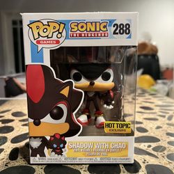 Shadow w/Chao! Hot Topic Exclusive. GRAIL. VAULTED!