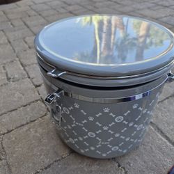 Dog Food, Pet Food Container And Dog Bowls