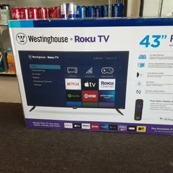 New Westinghous Smart Roku Tv 43 Inches