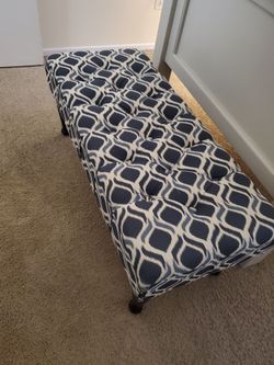 Tufted Upholstered Ottoman Bench