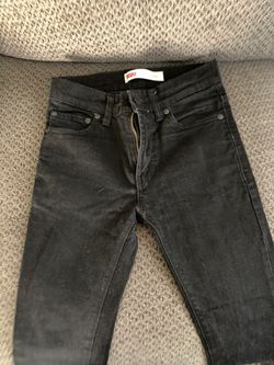 Size 14 youth boys black pants Levi 510