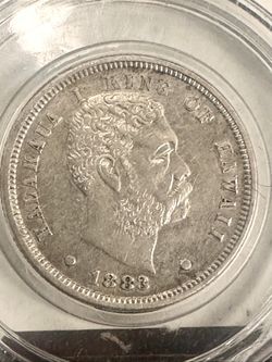 1883 Hawaii Silver One Dime