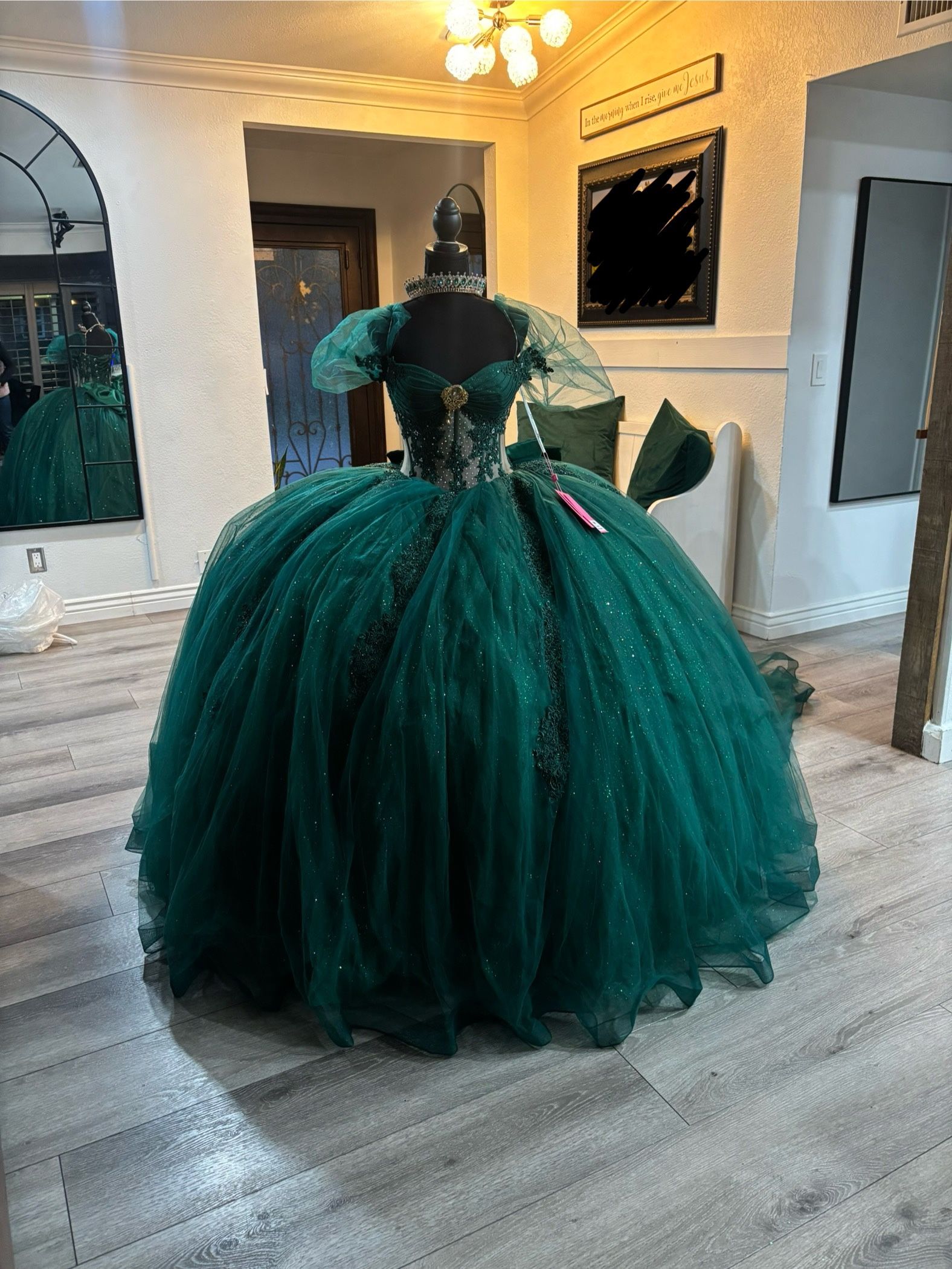 Emerald Green Quinceanera Dress