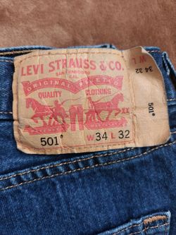 Levi 501 Blue jeans W34 L32