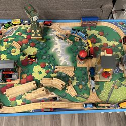 Huge wood Thomas And Friends Train collection