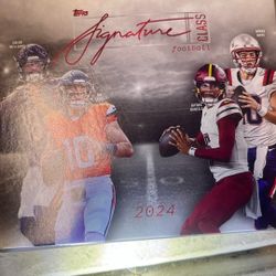 Topps Signature Class Football 2024 Assortment Of Pack Pulls 
