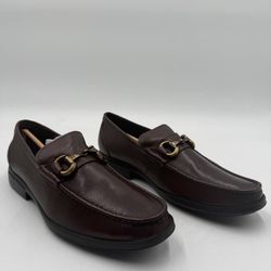 Kenneth Cole Men's Shoe - Brown Leather Loafer- Size 9.5- SKU 111422 New In Box