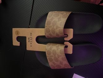 Coach slides /brown