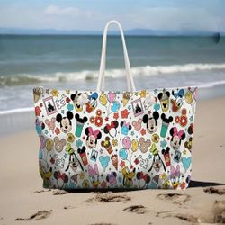 Mickey Mouse Canvas Tote Bag 