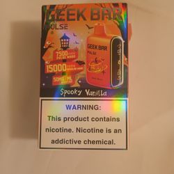 Geekbar Spooky Vanilla New Open Box