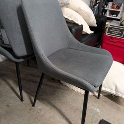 Grey Fabric dining chairs