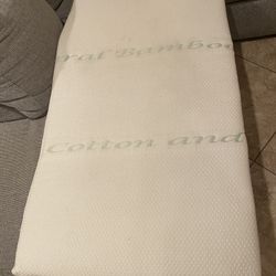 Organic Cotton Toddler Bed Memory Foam Topper