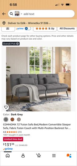 Futon couch