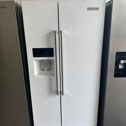 KitchenAid Fridge Side By Side White