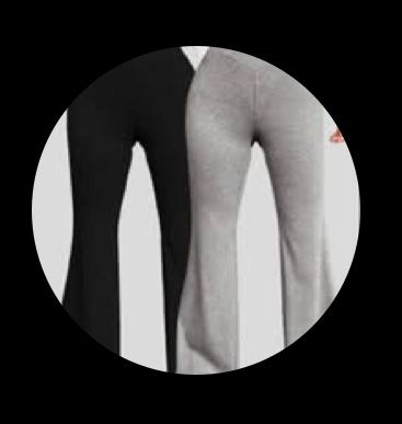 2 New Xl Yoga Pants Gray N Black