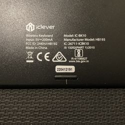 Iclever Bluetooth Keyboard 