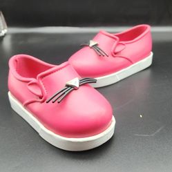Mini Melissa Pink Cat Sneakers