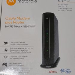 Motorola MG7310 Cable Modem with Router Wifi Built In