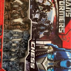 Transformers Chess Set Game NEW Open Box