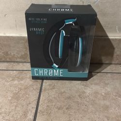 Chrome Dynamic Bass Stereo Headphones 
