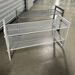 Set Of Two Shoe Racks 