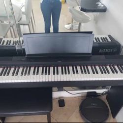 Yamaya-Black-P125-weighted-digital-Piano-88-Key