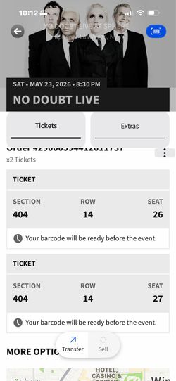 No Doubt Tickets for May 23 at the Sphere