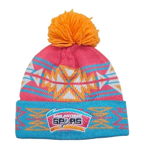 San Antonio Spurs Knit Beanie hat Mitchell & Ness