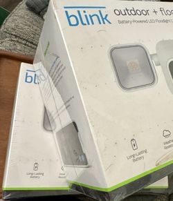 Unopened 2 Blink Outdoor & Flood Lights 