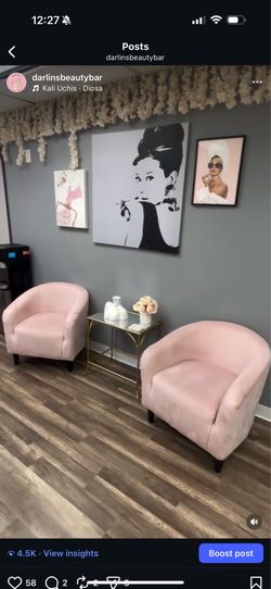 Pink couches