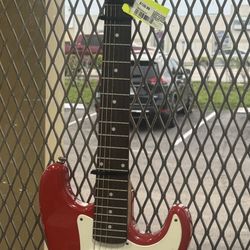 Squier Mini Stratocaster Electric Guitar - Dakota Red, Laurel Fingerboard