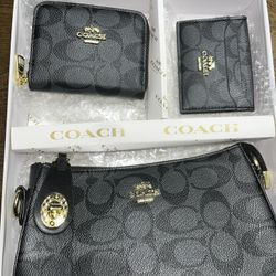 black purse set