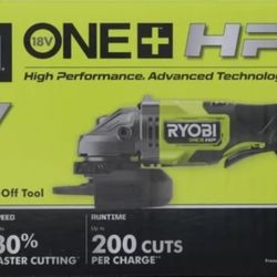 RYOBI ONE+ HP 18V Brushless Cordless 4-1/2 in. Angle Grinder (Tool Only) PBLAG01B