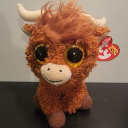 Ty Beanie Boos Alfie the Highland Cow plush toy