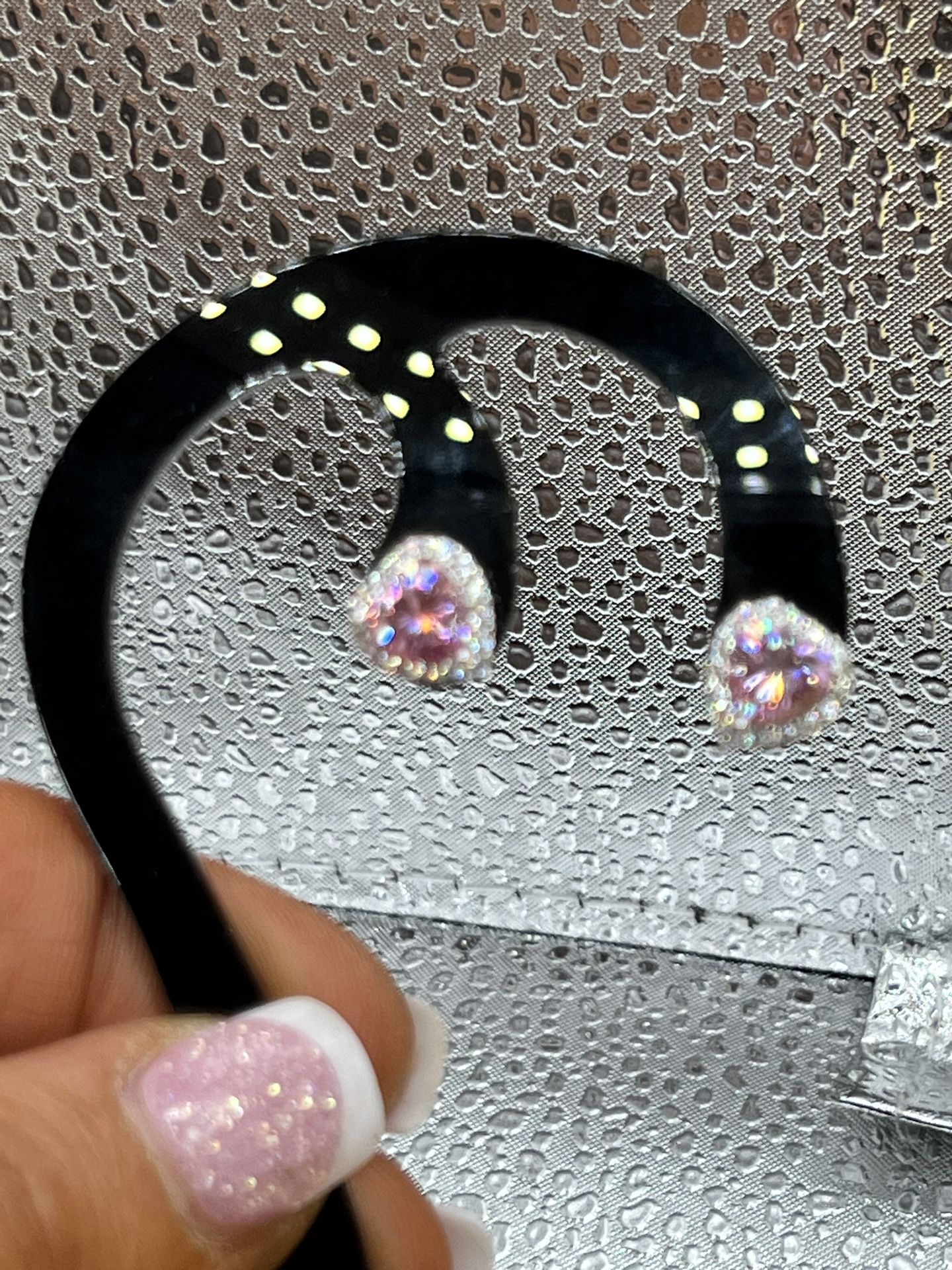 2 Carat Pink Moissanite Heart Shaped Gra Certified Earrings Studs 925 Sterling Silver 18k White Gold Plated Rare