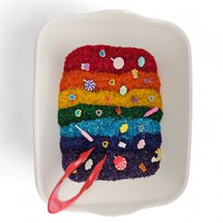Candyland Rainbow Sensory Bin Kit - Rice