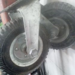 6" Inch Pneumatic Cart Wheels