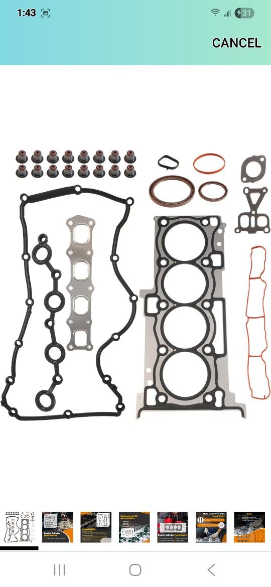 Crysler  2.4 Head Gasket 