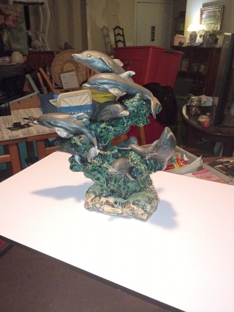 Liberty Dolphin Statue