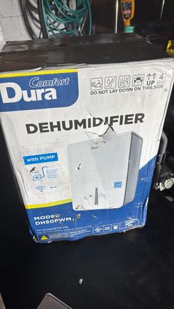 DuraComfort 50 Pint Dehumidifier with Built-in Pump & Wi-Fi - Brand New in Box