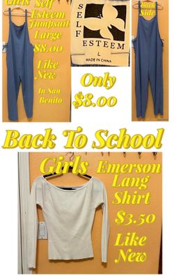 Girls Self Esteem jumpsuit Large